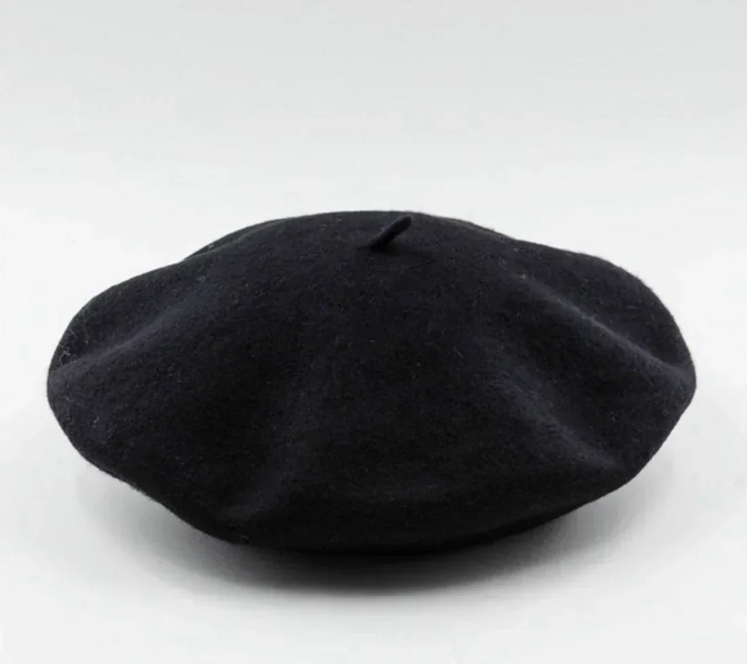 Premium Wool Beret - Classic Winter Hat in 12 Colors