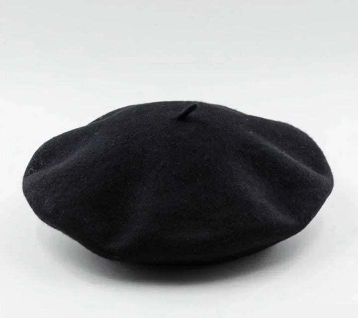 Premium Wool Beret - Classic Winter Hat in 12 Colors