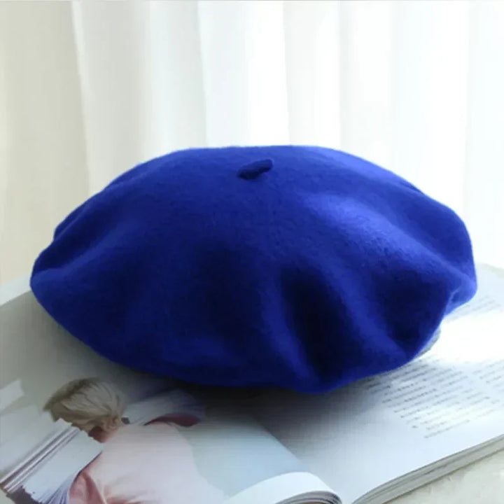 Premium Wool Beret - Classic Winter Hat in 12 Colors