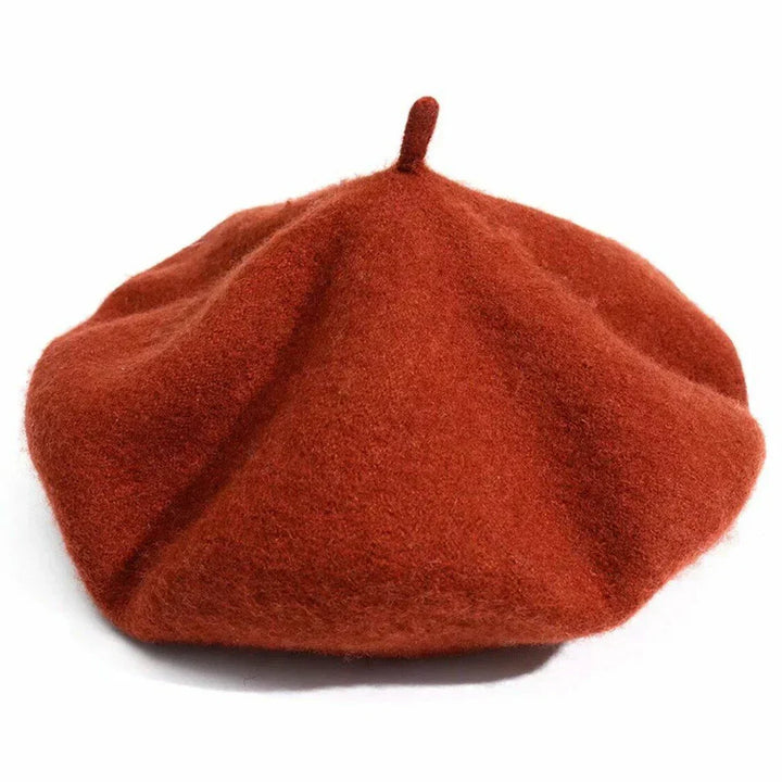 Premium Wool Beret - Classic Winter Hat in 12 Colors