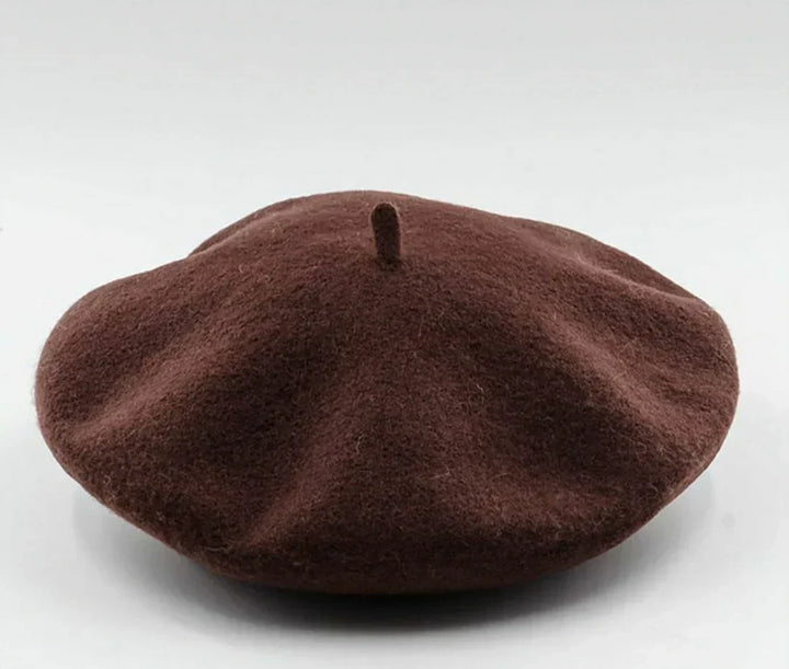 Premium Wool Beret - Classic Winter Hat in 12 Colors