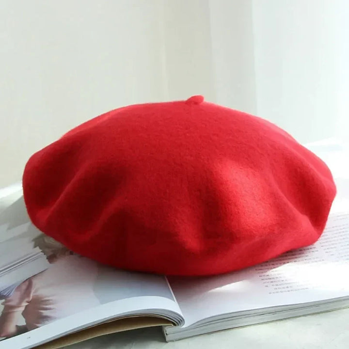Premium Wool Beret - Classic Winter Hat in 12 Colors