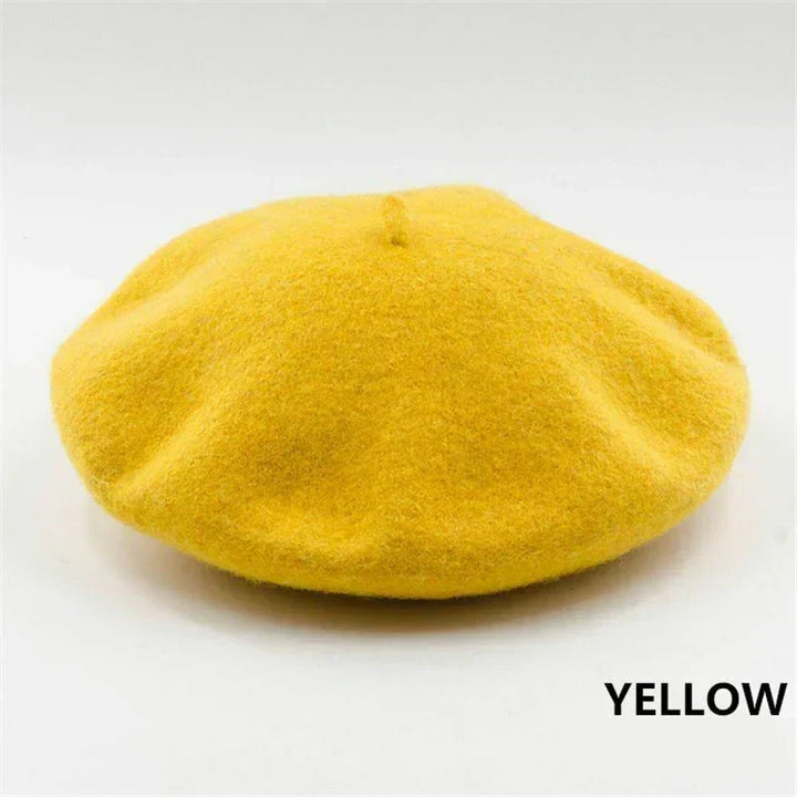 Premium Wool Beret - Classic Winter Hat in 12 Colors