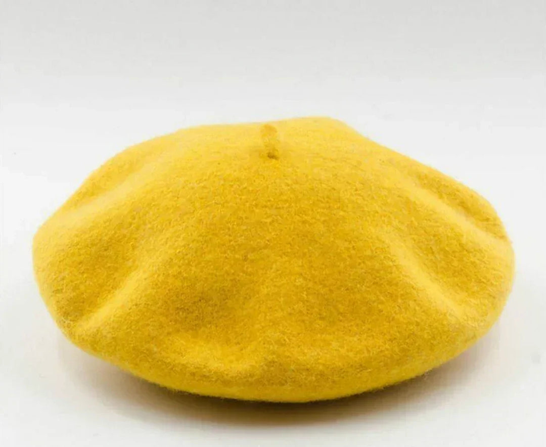 Premium Wool Beret - Classic Winter Hat in 12 Colors