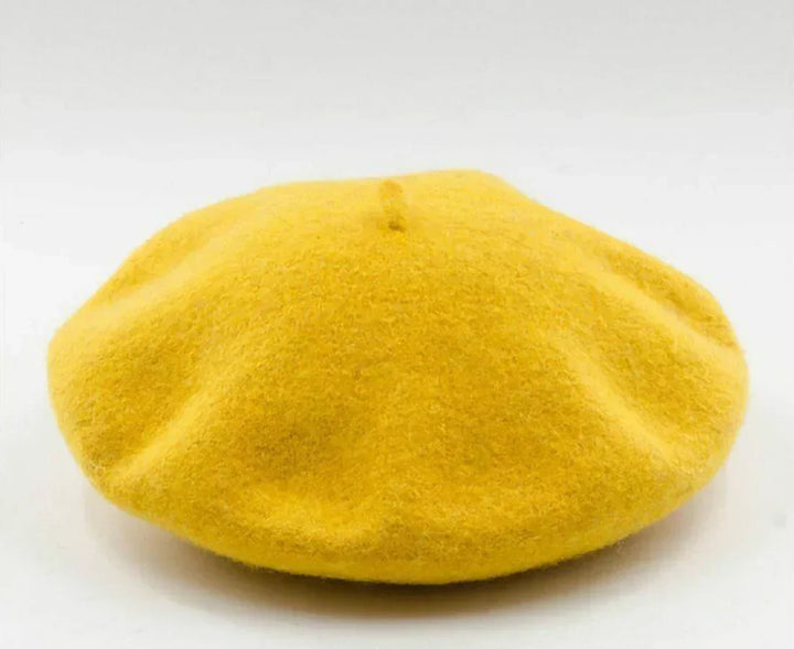 Premium Wool Beret - Classic Winter Hat in 12 Colors