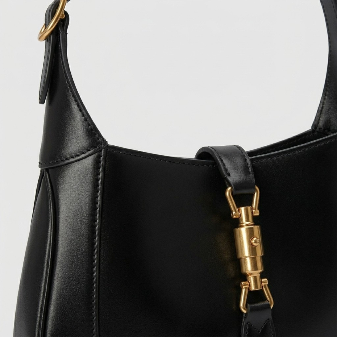 Cleo – Mini Leather Shoulder Bag, Small Hobo Purse for Women