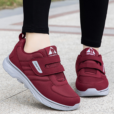 Velcro Loop Comfort Walking Shoe - Easy On and Off Design