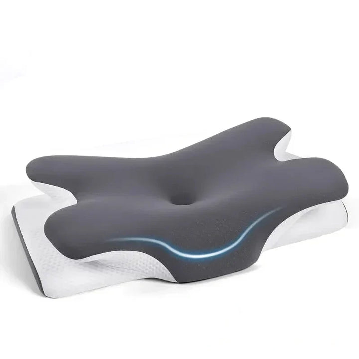 Premium Cooling Gel Memory Foam Neck Support Pillow for Travel and Home