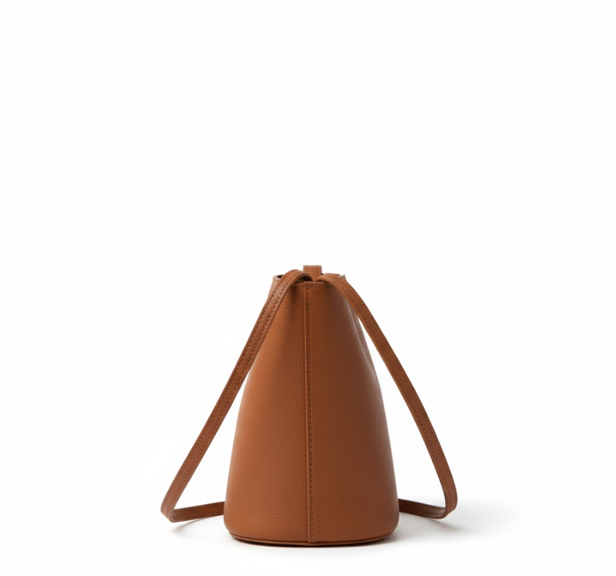 Elio – Women’s Minimalist Shoulder Bucket Bag with Clean Silhouette and Long Strap