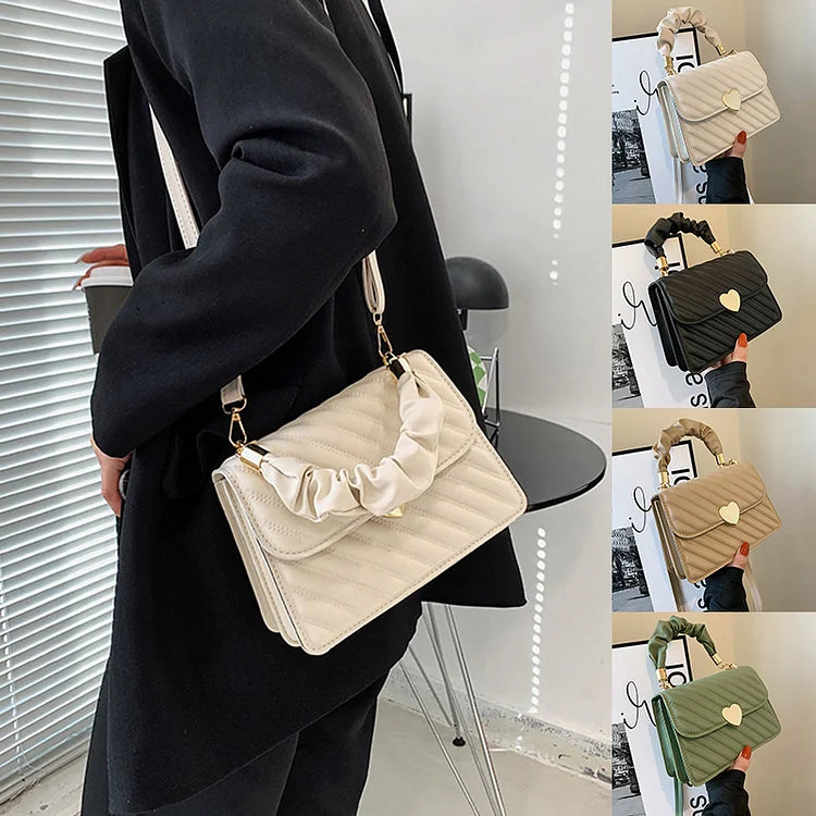 Lena – Mini Quilted Crossbody Bag, Small Shoulder Bag