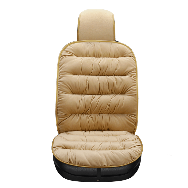 Premium Quilted Car Seat Cushion Pad - Full Coverage Front Seat Protection