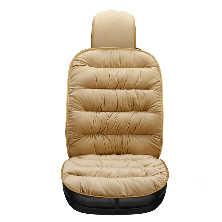 Premium Quilted Car Seat Cushion Pad - Full Coverage Front Seat Protection