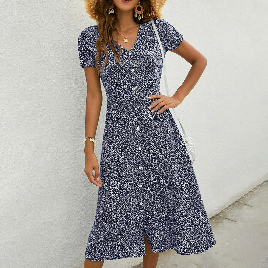 Lightweight Airy Midi Dress - Versatile Summer Style