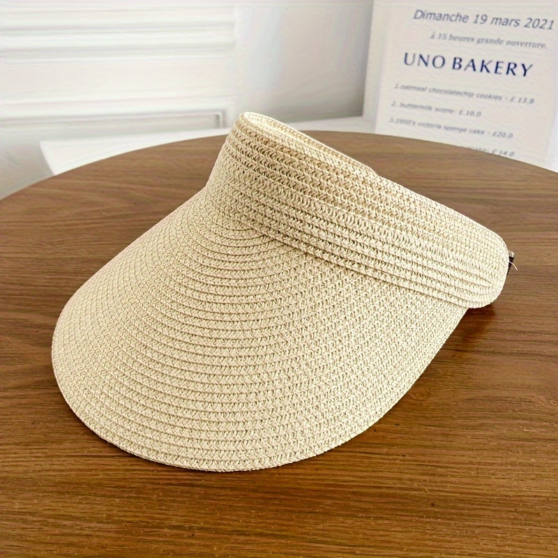 Packable Wide Brim Sun Visor Hat for Women