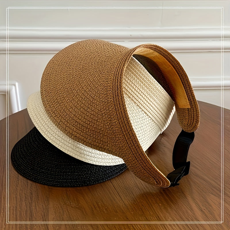 Packable Wide Brim Sun Visor Hat for Women