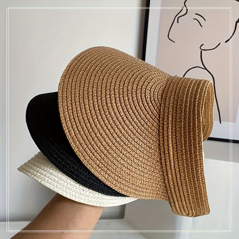 Packable Wide Brim Sun Visor Hat for Women