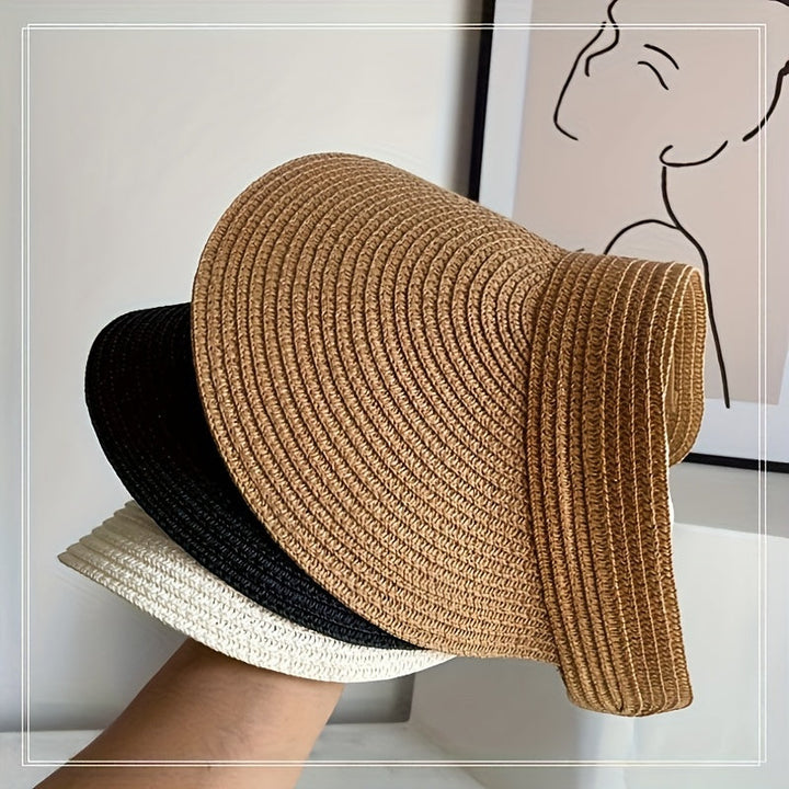 Packable Wide Brim Sun Visor Hat for Women
