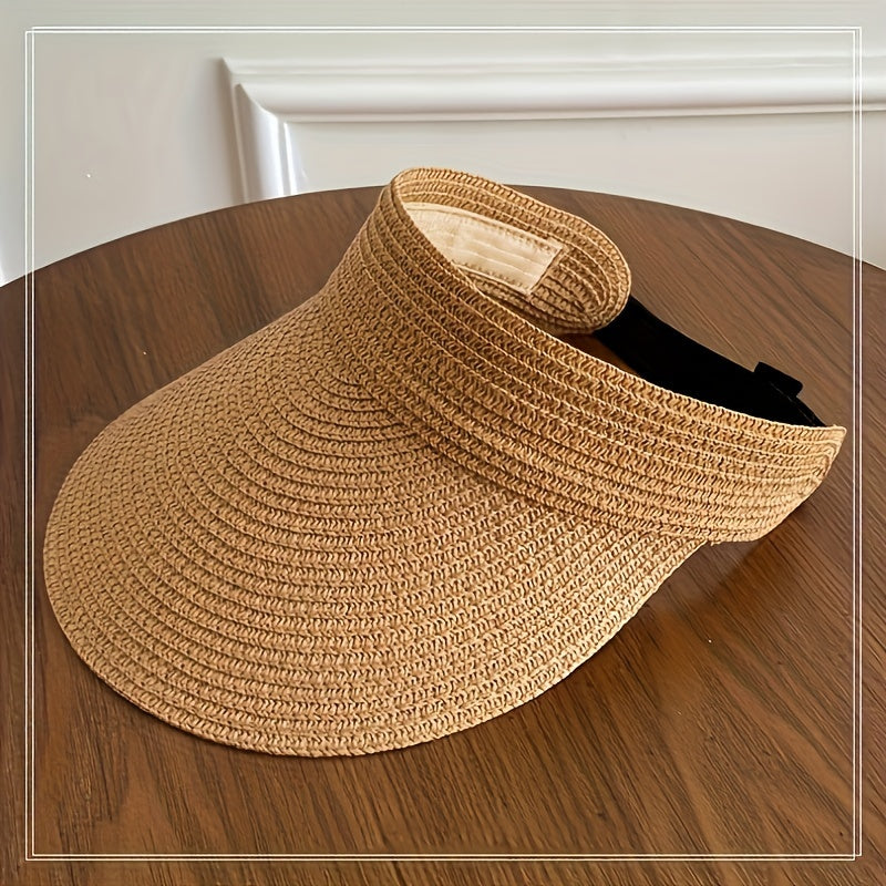 Packable Wide Brim Sun Visor Hat for Women