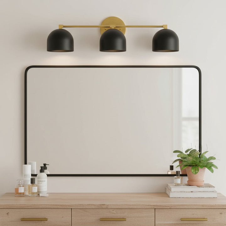 Nordic Metal Deep Ball Vanity Sconce