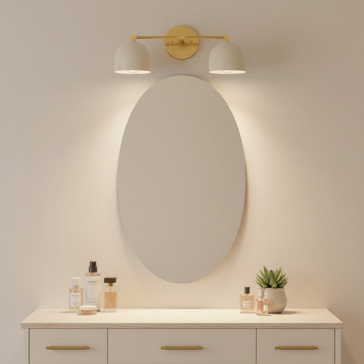 Nordic Metal Deep Ball Vanity Sconce