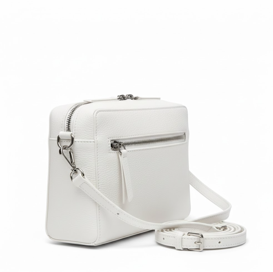 Ziva – Women’s Crossbody Shoulder Bag with Adjustable Strap and Multi-Zip Design