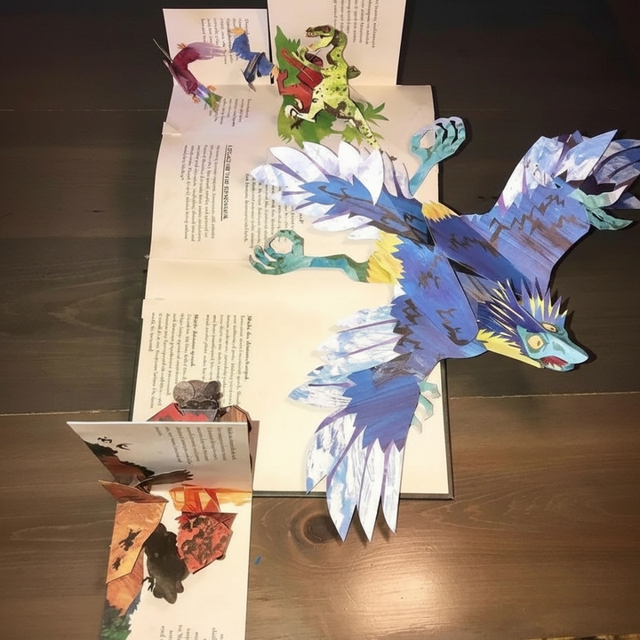 Prehistoric Explorer 3D Pop-Up Book - Interactive Dinosaur Adventure for Kids