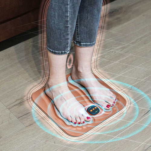 Foot Nerve Stimulation Pad with Remote Control and Copper Wire Technology