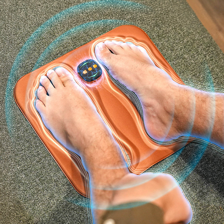 Foot Nerve Stimulation Pad with Remote Control and Copper Wire Technology