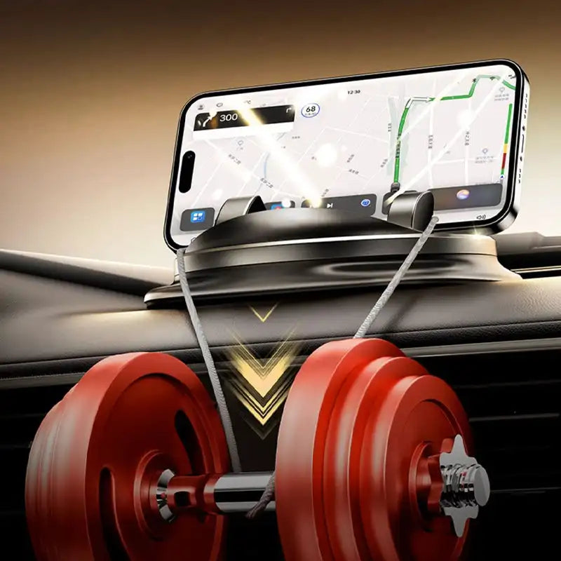 Universal 360 Degree Rotating Car Phone Mount - Dashboard & Air Vent Compatible