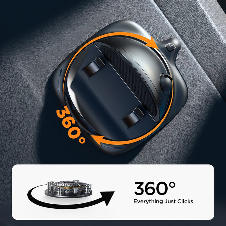 Universal 360 Degree Rotating Car Phone Mount - Dashboard & Air Vent Compatible
