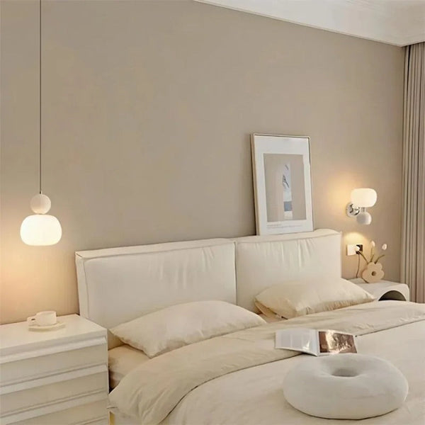 Art Deco Pendant Lamp in Cream Shade – Style and Elegance