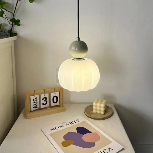 Art Deco Pendant Lamp in Cream Shade – Style and Elegance