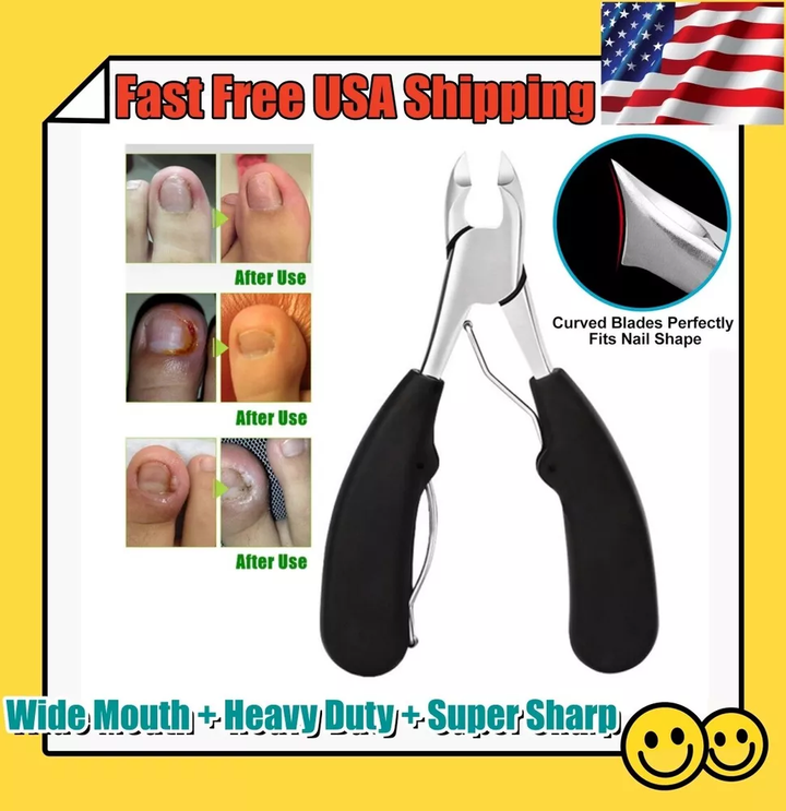 Toe Nail Clipper for Seniors, Sharp, Ergonomic, and Ideal for Thick Nails