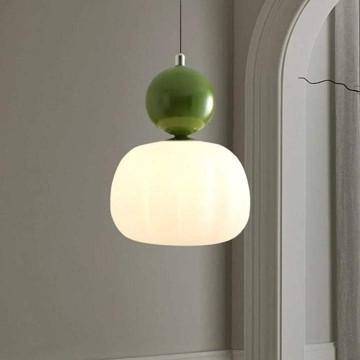 Art Deco Pendant Lamp in Cream Shade – Style and Elegance