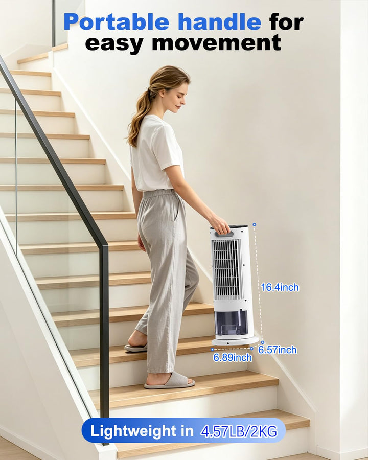 CoolComfort 4-in-1 Evaporative Air Cooler with Remote Control and Timer