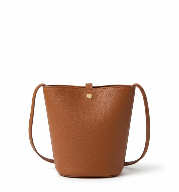 Elio – Women’s Minimalist Shoulder Bucket Bag with Clean Silhouette and Long Strap