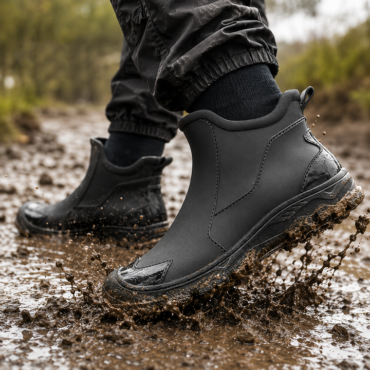 Durable Outdoor Boots Slip-Resistant Sole