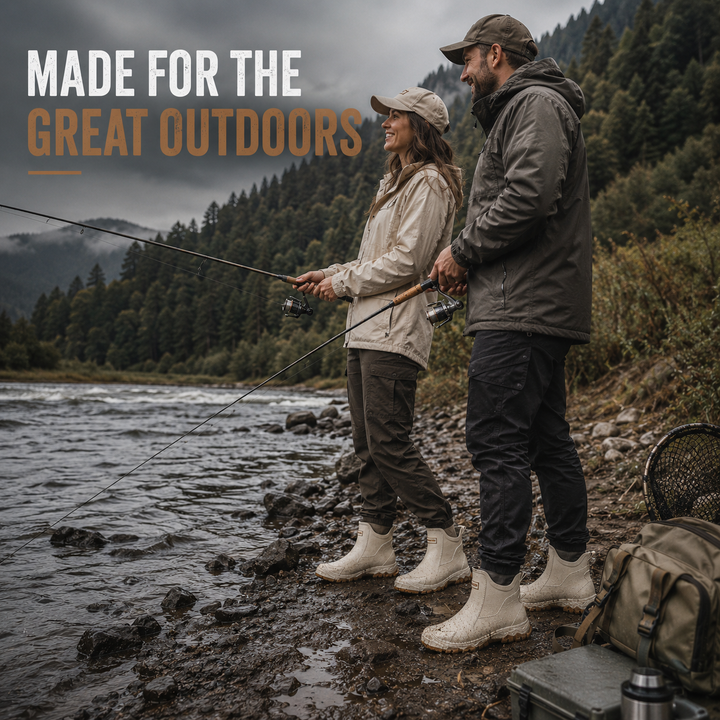 Durable Outdoor Boots Slip-Resistant Sole