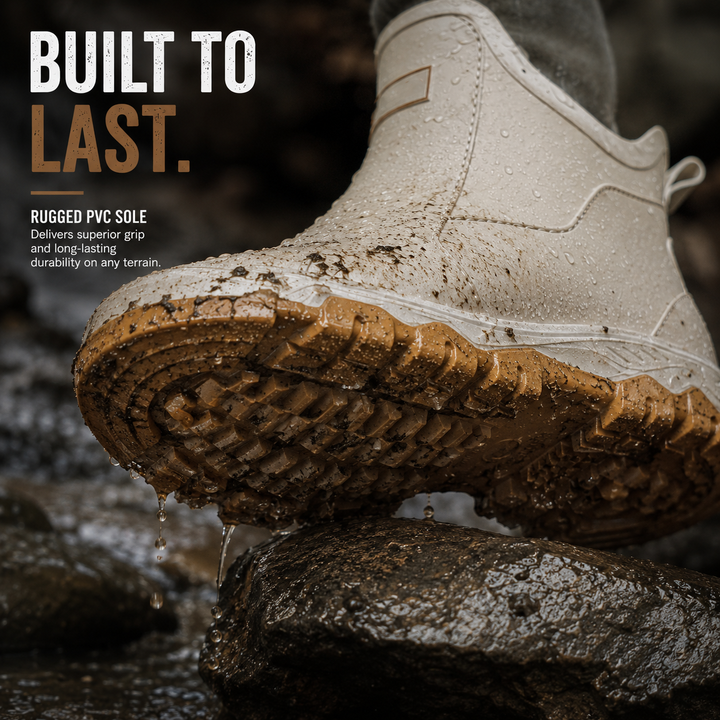 Durable Outdoor Boots Slip-Resistant Sole
