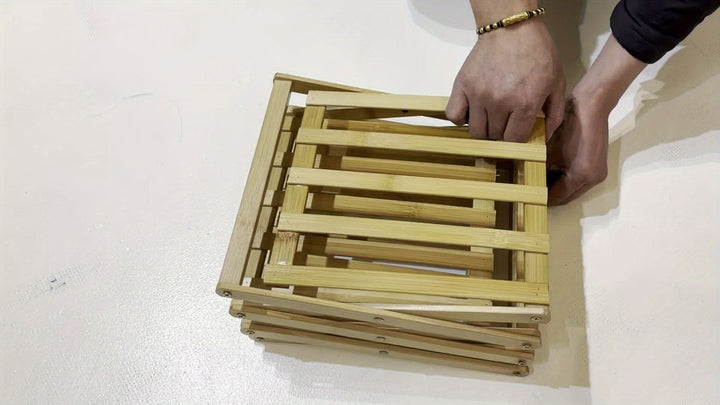 Smart Bamboo Shoe Rack – Compact and Practical for the Entryway