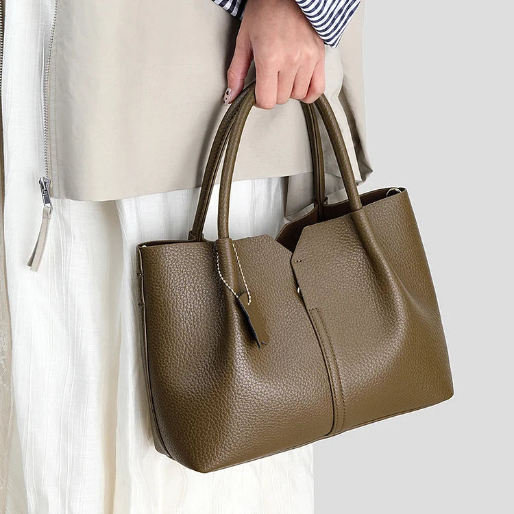 Ravenna – Vegan Leather Shoulder Bag, Work Bag