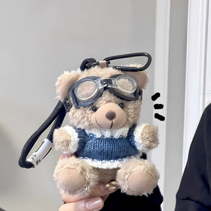 Maverick – Aviator Teddy Bear Plush Bag Charm
