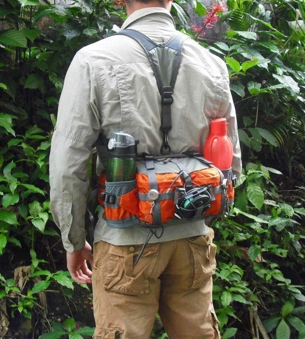 Ultralight Waterproof Outdoor Waist Pack with Bottle Holders