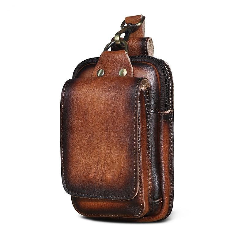 HideTrail Genuine Leather Waist Pack Belt Bag for Everyday Carry
