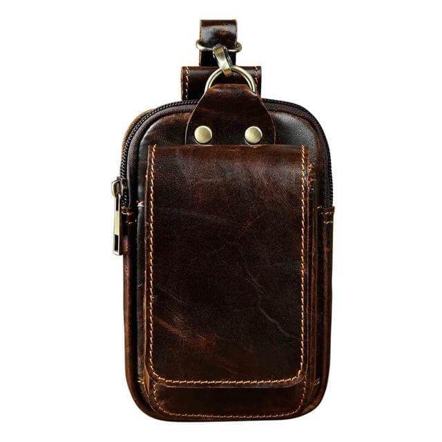 HideTrail Genuine Leather Waist Pack Belt Bag for Everyday Carry