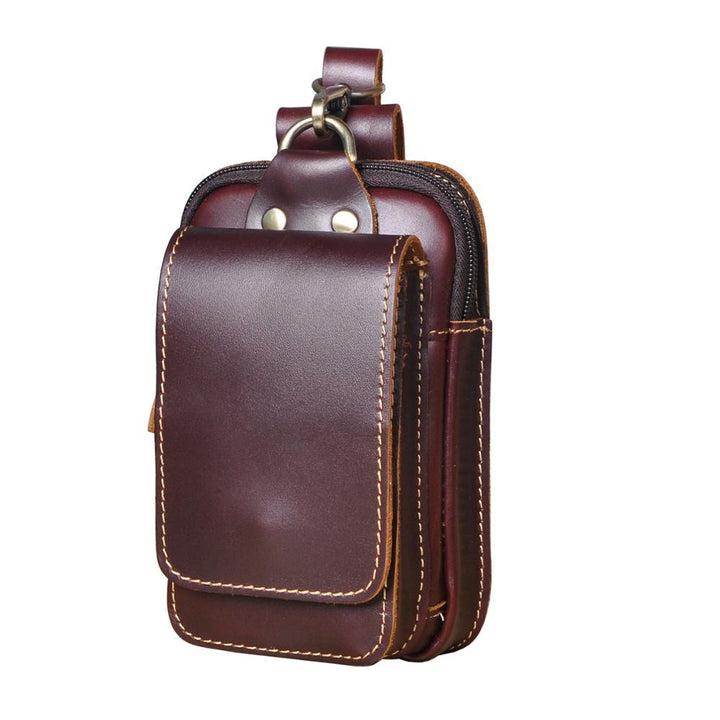HideTrail Genuine Leather Waist Pack Belt Bag for Everyday Carry