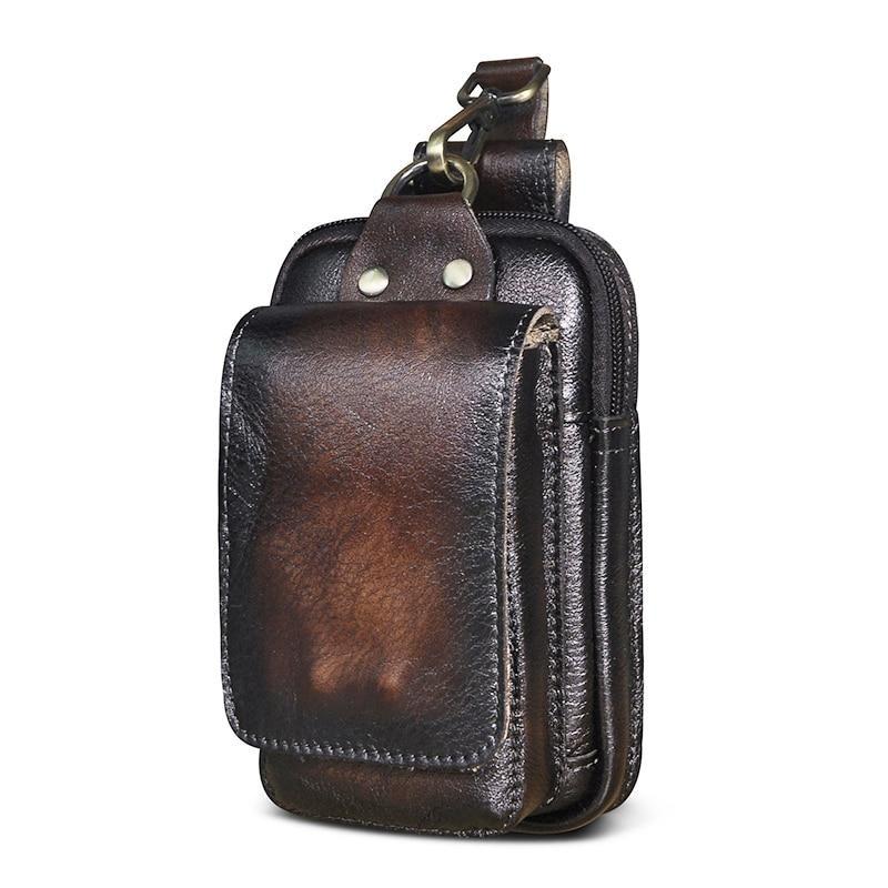 HideTrail Genuine Leather Waist Pack Belt Bag for Everyday Carry