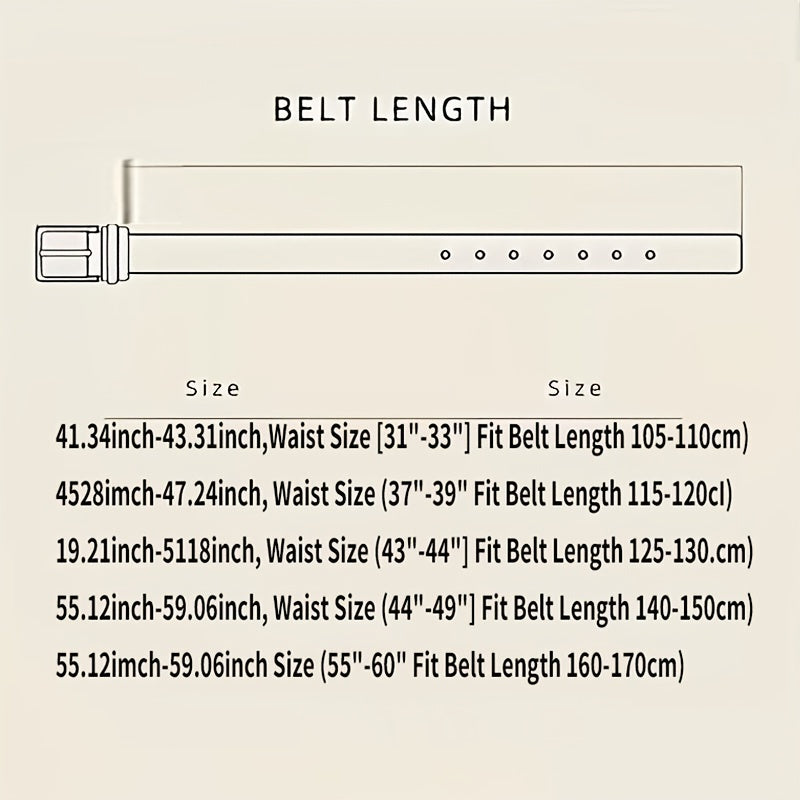 Jeroen - Genuine Leather Belt - Classic Design for Men