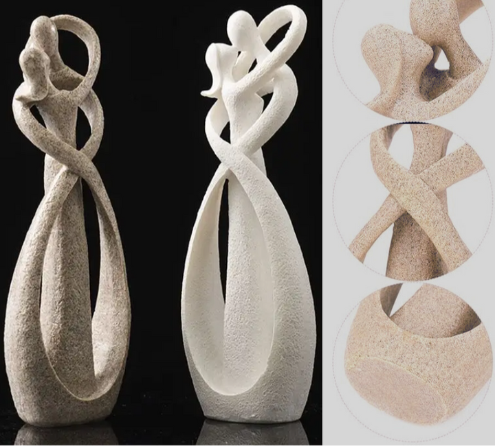 Eternal Embrace Statue - Abstract - Timeless Love