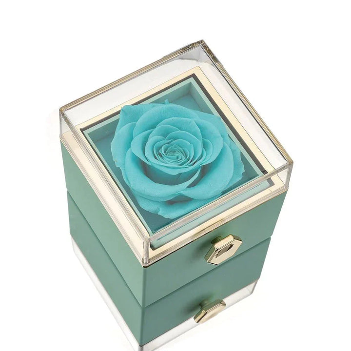 Eternal Rose Box - Personalized Necklace